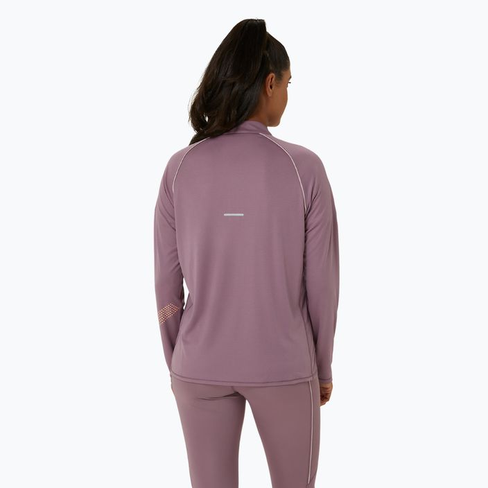 Longsleeve do biegania damski ASICS Icon 1/2 Zip dusty mauve/watershed rose 3