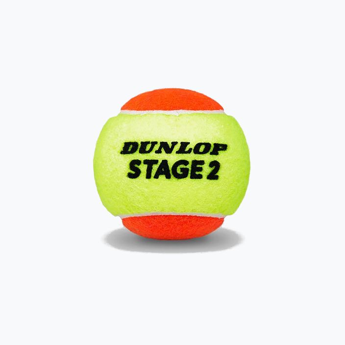 Piłki tenisowe dziecięce Dunlop Stage 2 60 szt. pomarańczowo-żółte 601343 2