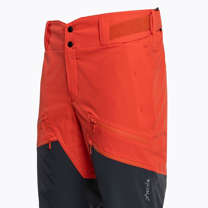 Spodnie narciarskie męskie Phenix Twinpeaks orange 3