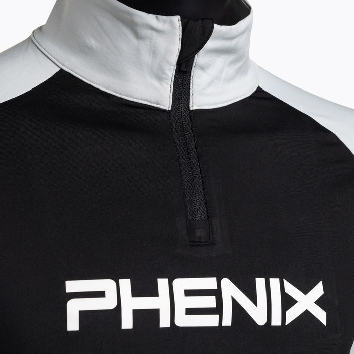Bluza męska Phenix Retro70 1/2 Zip black 3