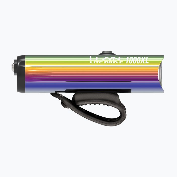 Lampka rowerowa przednia Lezyne Led Lite Drive 1000XL USB neon metallic 8