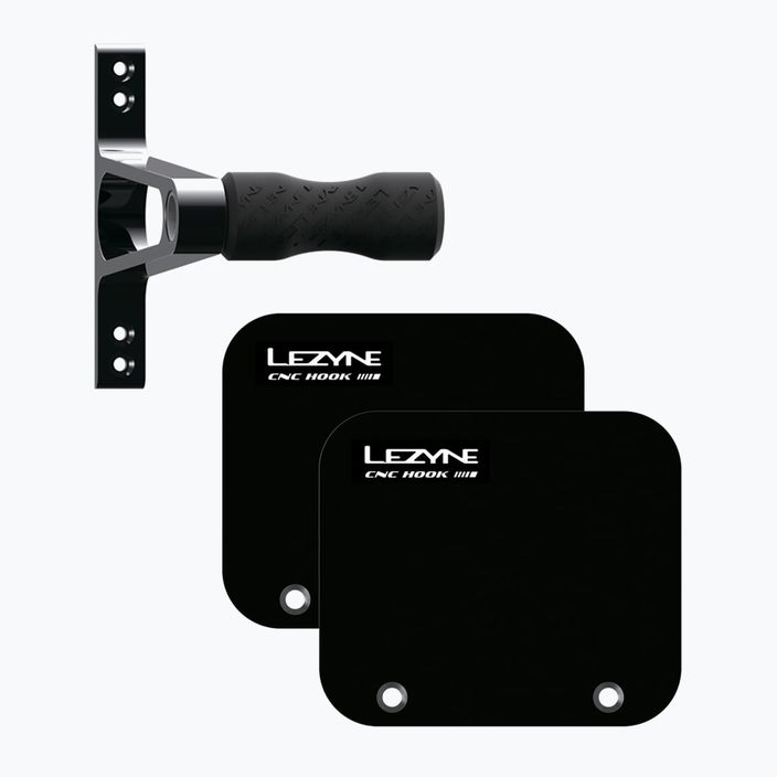 Wieszak rowerowy na ścianę Lezyne Alloy Wheel Hook black