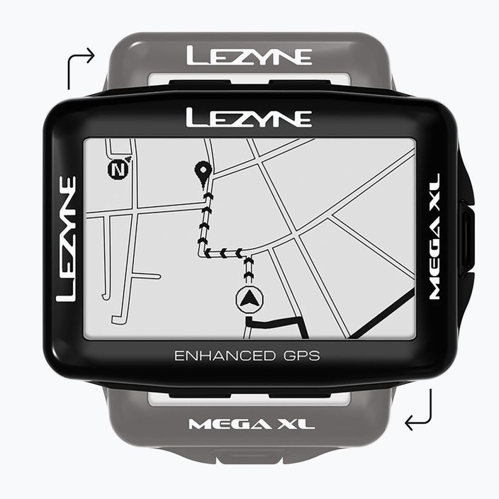 Licznik rowerowy LEZYNE MEGA XL GPS czarny LZN-1-GPS-MEGAXL-V104 5