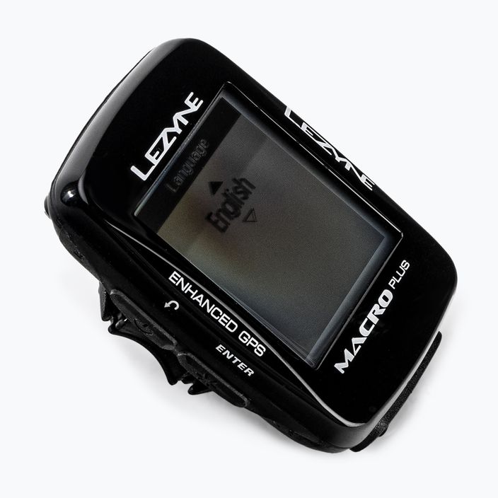 Licznik rowerowy LEZYNE MACRO PLUS GPS czarny LZN-1-GPS-MACRO-V204