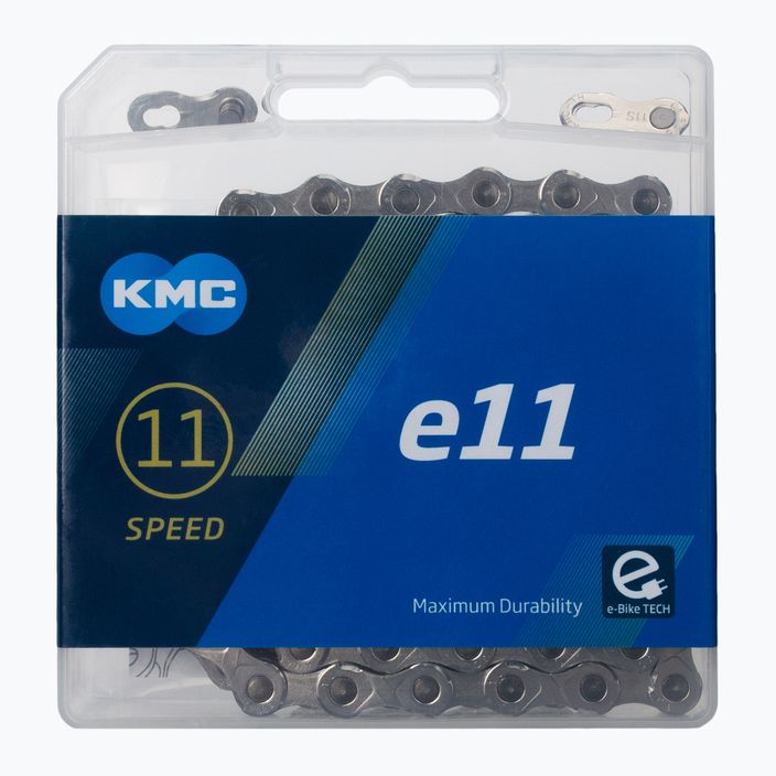 Łańcuch rowerowy KMC E11 x122 silver