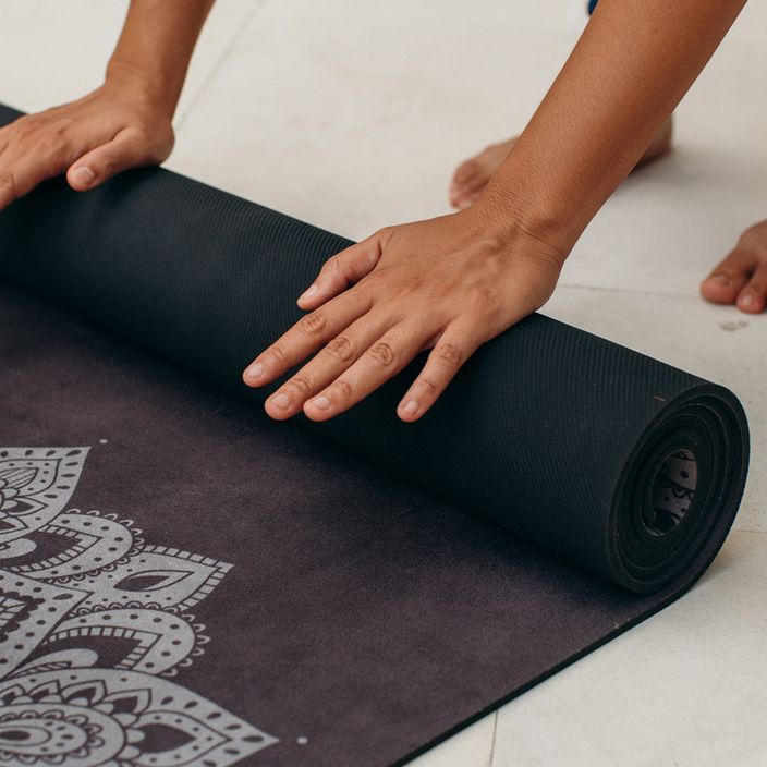 Mata do jogi Yoga Design Lab Combo Yoga 3.5 mm mandala black 8