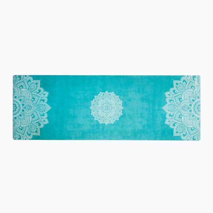 Mata do jogi Yoga Design Lab Combo Yoga 3.5 mm mandala turquoise 2