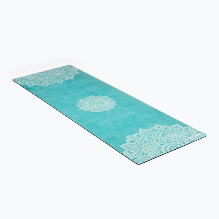 Mata do jogi Yoga Design Lab Combo Yoga 5.5 mm mandala turquoise