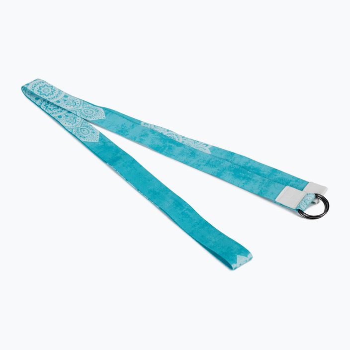Pasek do jogi Yoga Design Lab Strap mandala turquoise 3