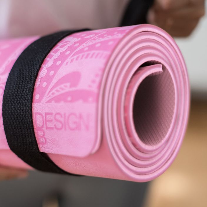 Mata do jogi Yoga Design Lab Flow Pure 6 mm mandala rose 8