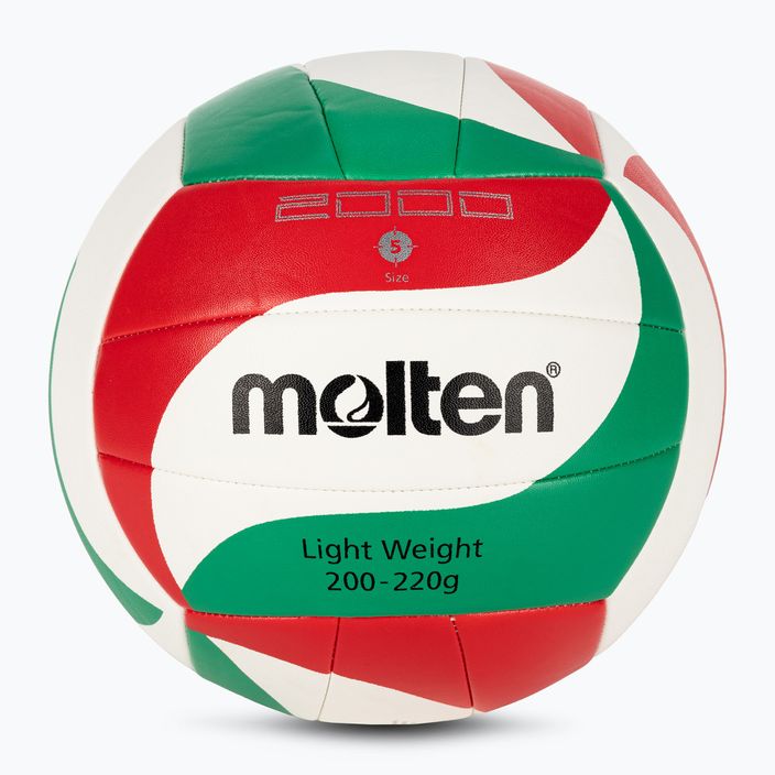 Piłka do siatkówki Molten V5M2000-L-5 white/green/red rozmiar 5