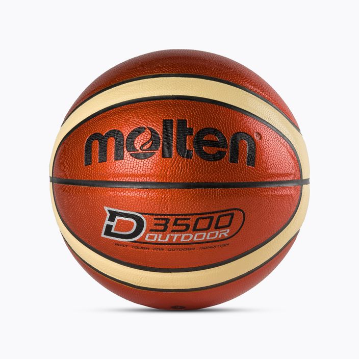 Piłka do koszykówki Molten B7D3500 Outdoor pomarańczowa rozmiar 7