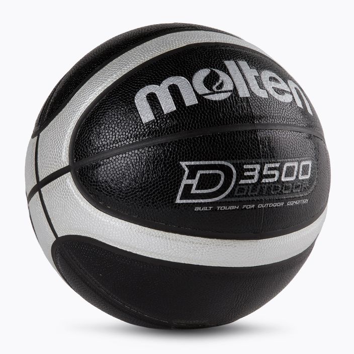 Piłka do koszykówki Molten B7D3500-KS Outdoor czarna rozmiar 7 2