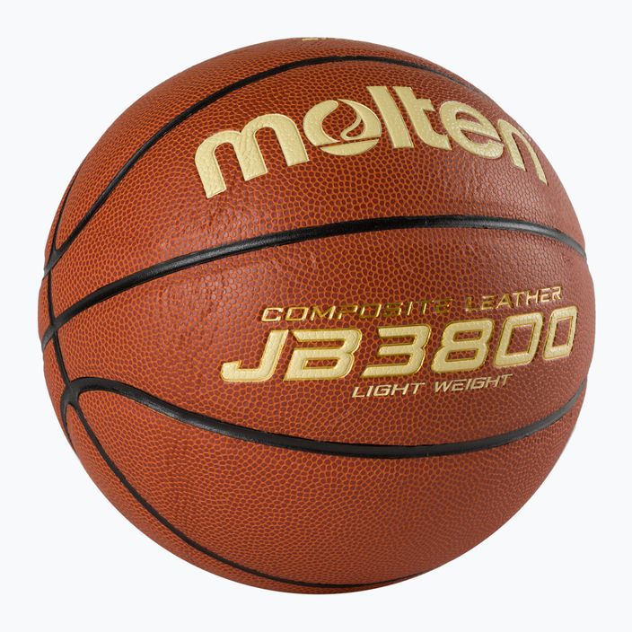 Piłka do koszykówki Molten B5C3800-L pomarańczowa rozmiar 5 2
