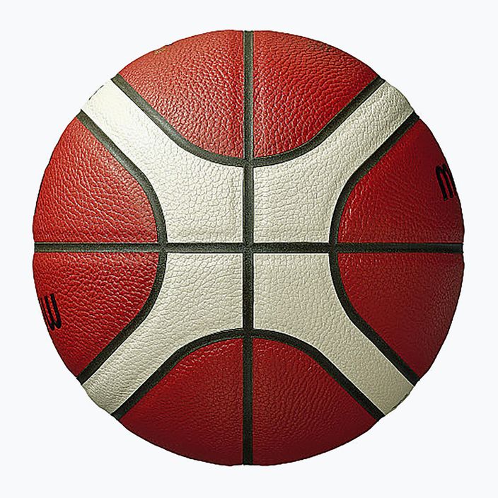 Piłka do koszykówki Molten B7G4500 FIBA orange/ivory rozmiar 7 5