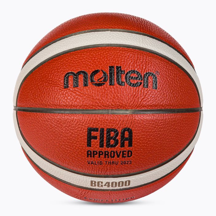 Piłka do koszykówki Molten B6G4000 FIBA pomarańczowa rozmiar 6