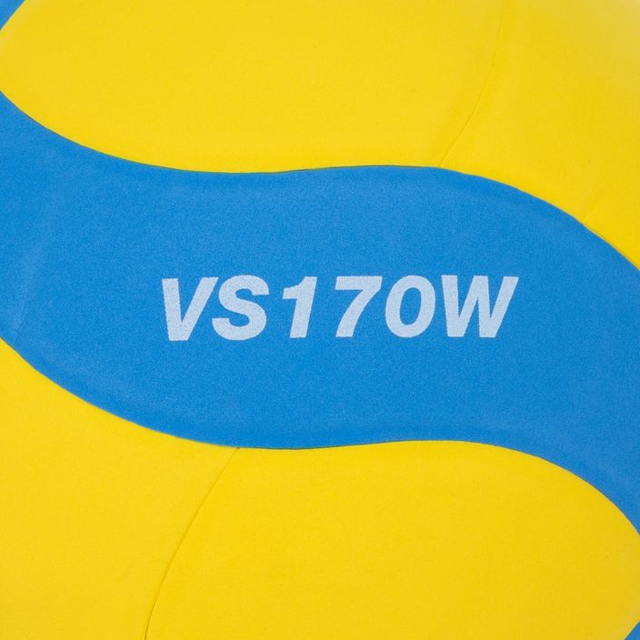 Piłka do siatkówki Mikasa VS170W yellow/blue rozmiar 5 5