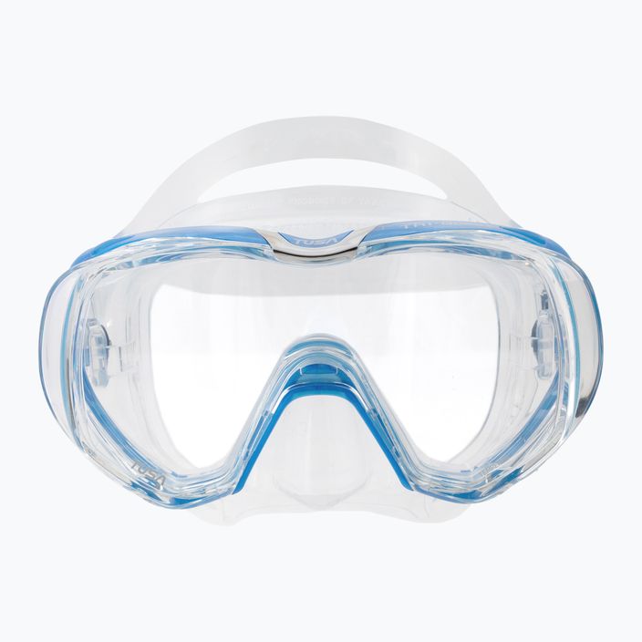 Maska do nurkowania TUSA Tri-Quest FD biała/niebieska 2