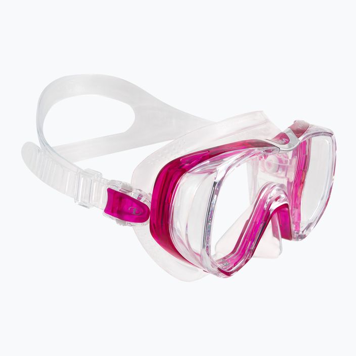 Maska do nurkowania TUSA Tri-Quest FD biała/różowa