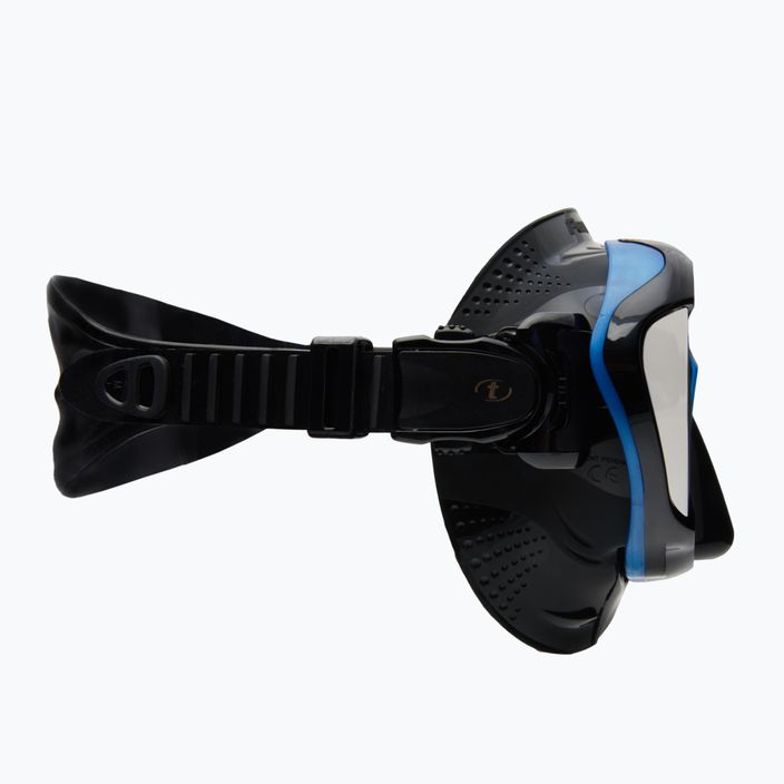 Maska do nurkowania TUSA Paragon czarna/niebieska 3