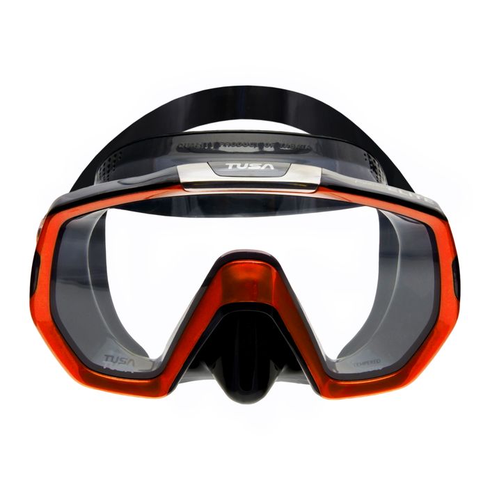 Maska do nurkowania TUSA Freedom HD pomarańczowa/czarna 2