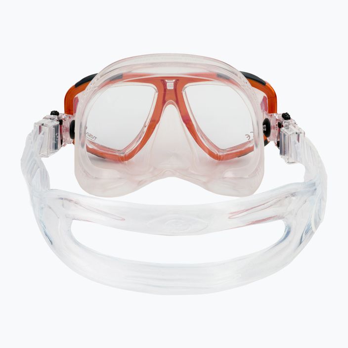 Maska do nurkowania TUSA Ceos biała/pomarańczowa 5