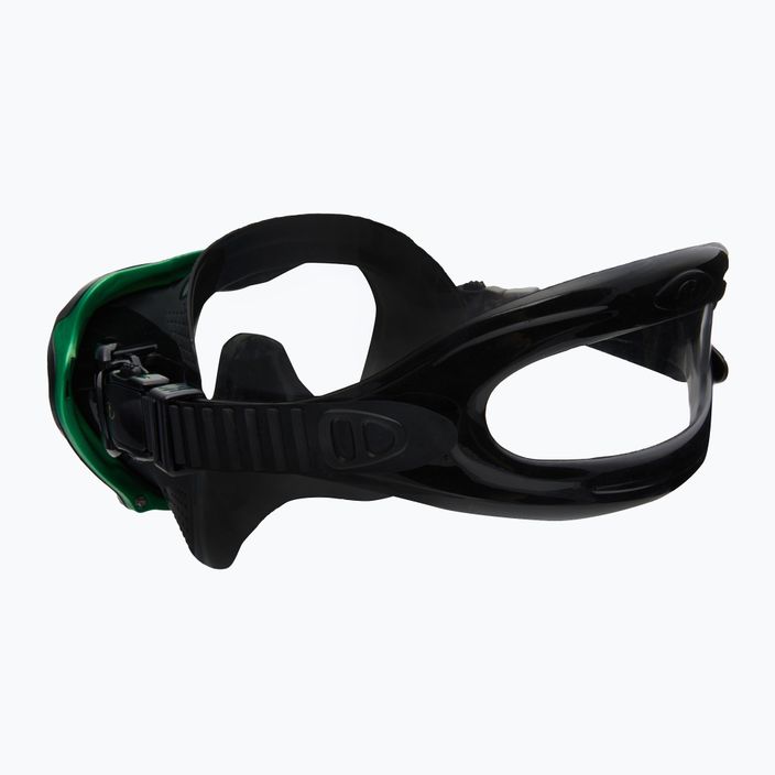 Maska do nurkowania TUSA Paragon S czarna/zielona 4
