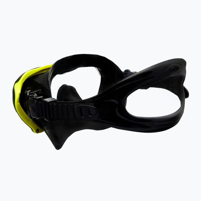 Maska do nurkowania TUSA Paragon S czarna/żółta 4