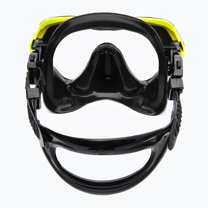 Maska do nurkowania TUSA Paragon S czarna/żółta 5