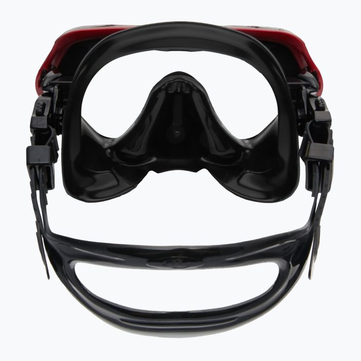 Maska do nurkowania TUSA Paragon S czarna/czerwona 5