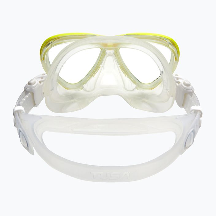 Maska do nurkowania TUSA Intega biała/żółta 5