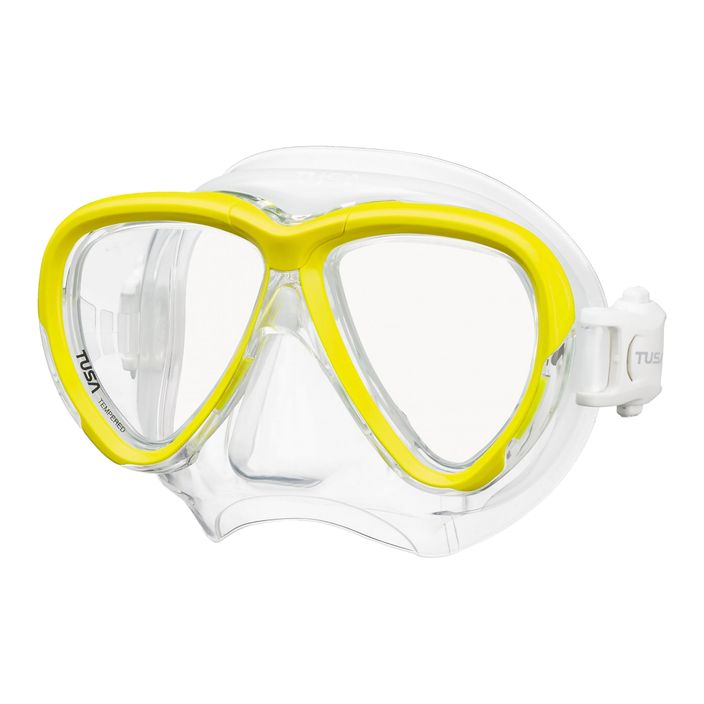 Maska do snorkelingu TUSA Intega FS żółta 2