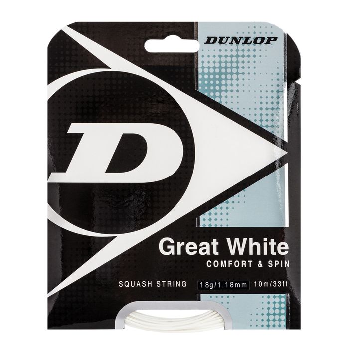 Naciąg do squasha Dunlop Bio Great sq. 10 m biały 624700 2