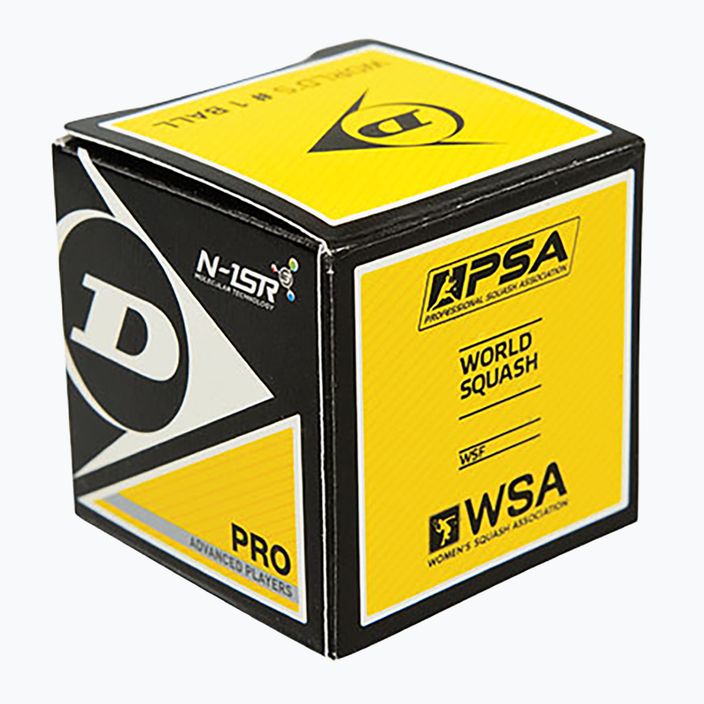Piłka do squasha Dunlop Pro 2 yellow dots 700108 2