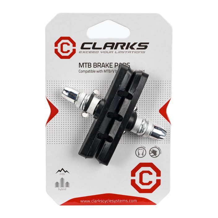 Klocki hamulcowe Clarks MTB czarne CLA-CP510 2