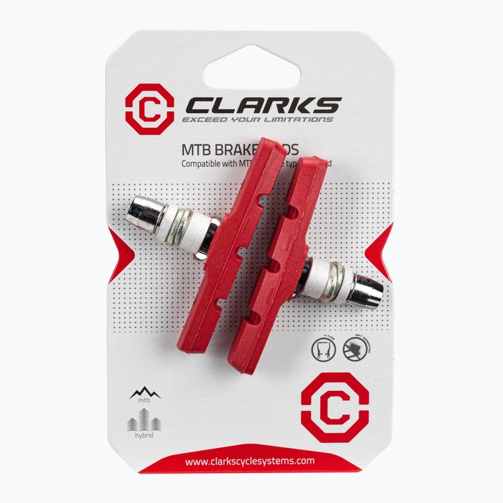 Klocki hamulcowe Clarks CP511 MTB V-brake red