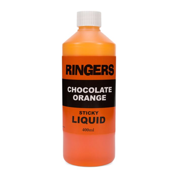 Atraktor zanętowy w płynie Liquid Ringers Sticky Orange Chocolate 400 ml 2