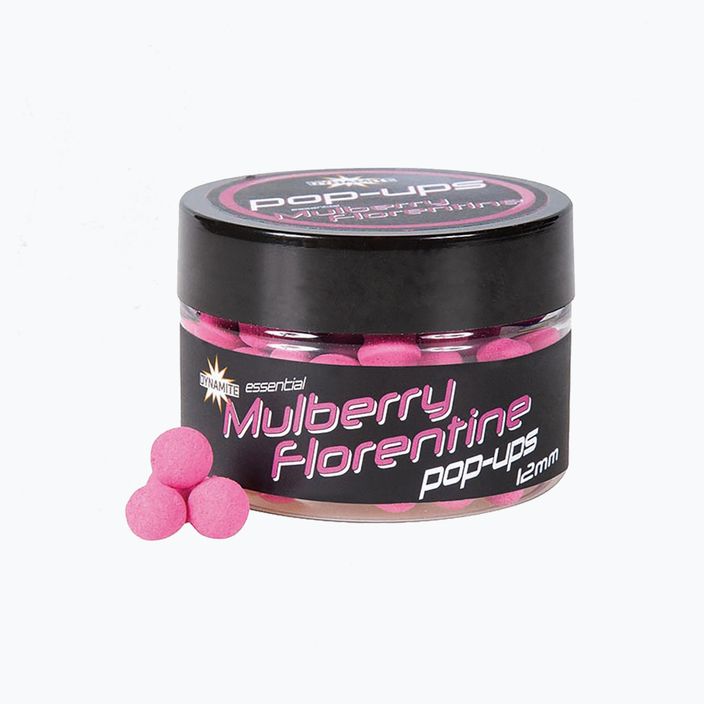 Kulki pływające karpiowe Dynamite Baits Essential Mulberry Florentine Pop Ups różowe ADY041614