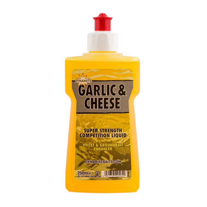 Liquid do przynęt i zanęt Dynamite Baits Garlic Cheese XL żółty ADY041631 2