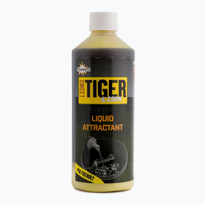 Liquid do przynęt i zanęt Dynamite Baits Sweet Tiger Corn żółty ADY041265