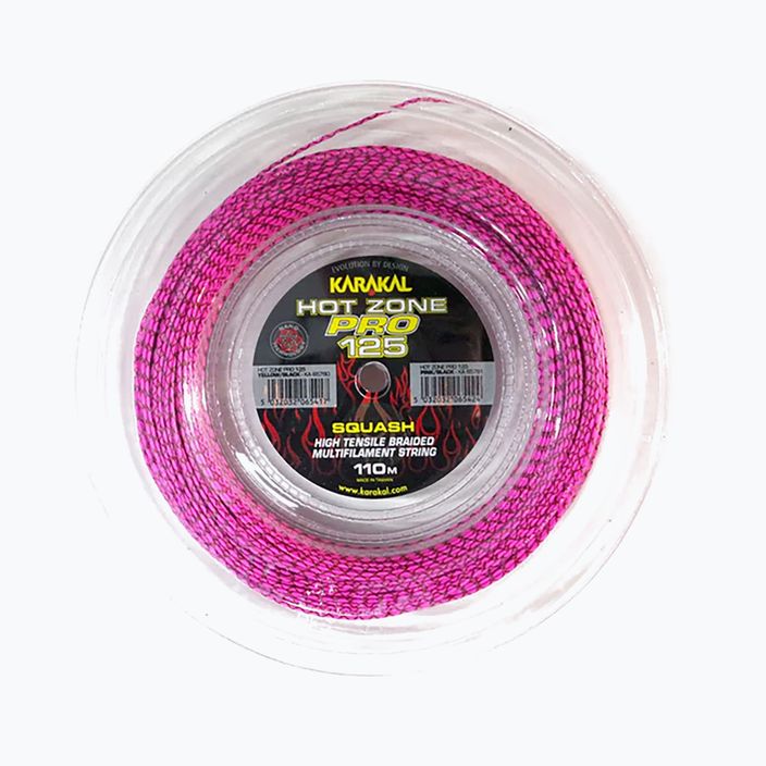 Naciąg do squasha Karakal Hot Zone Pro 125 11 m pink/black 3