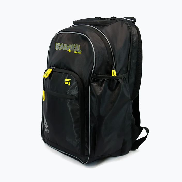 Plecak do squasha Karakal Pro Tour 2.0 30 l black/yellow 3