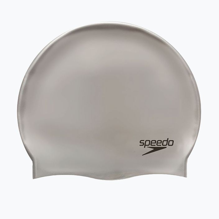 Czepek pływacki Speedo Plain Flat Silicone silver 2