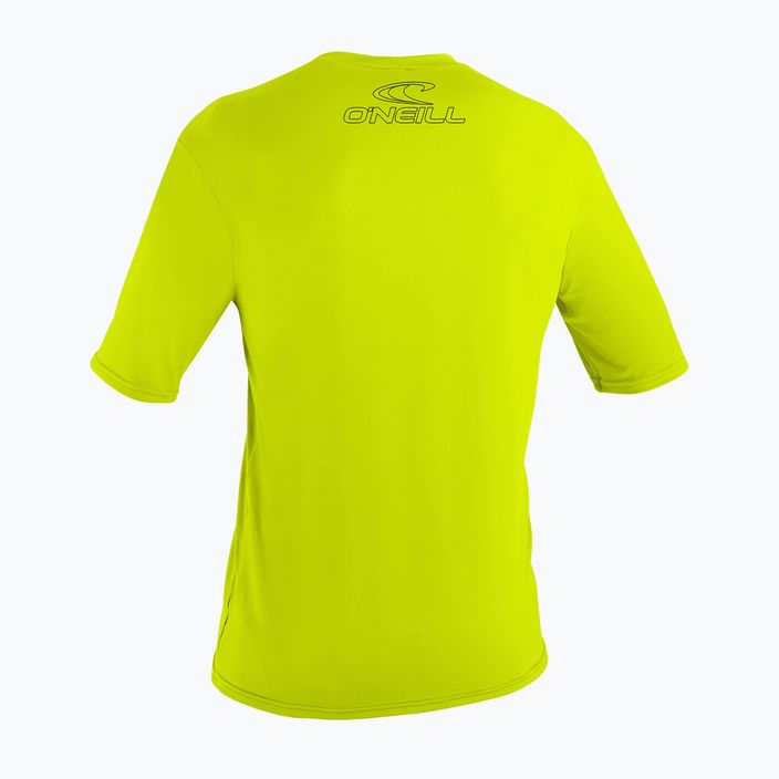 Koszulka do pływania męska O'Neill Basic Skins Sun Shirt lime 2