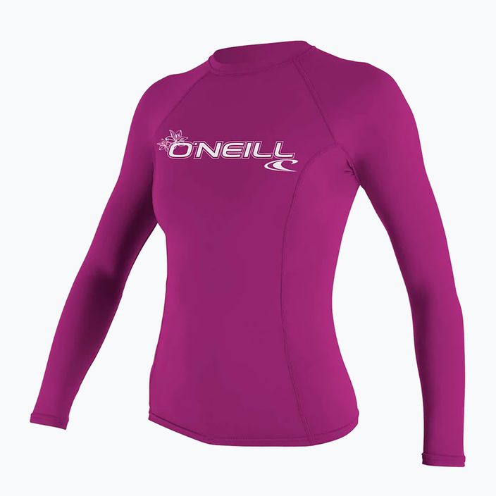Longsleeve do pływania damski O'Neill Basic Skins Rash Guard fox/pink