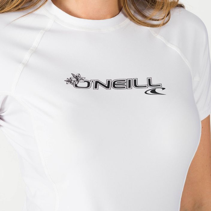 Koszulka do pływania damska O'Neill Basic Skins Rash Guard white 4