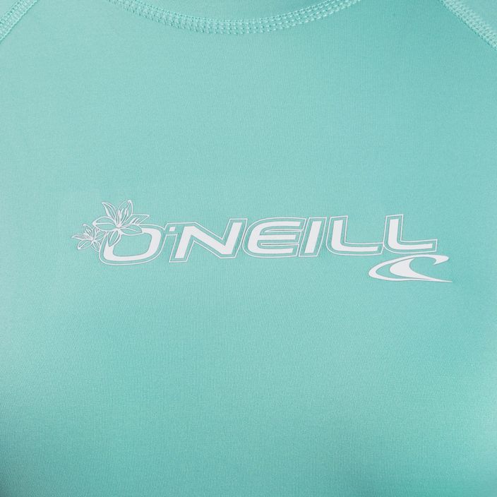 Longsleeve do pływania damski O'Neill Basic Skins Rash Guard light/aqua 3