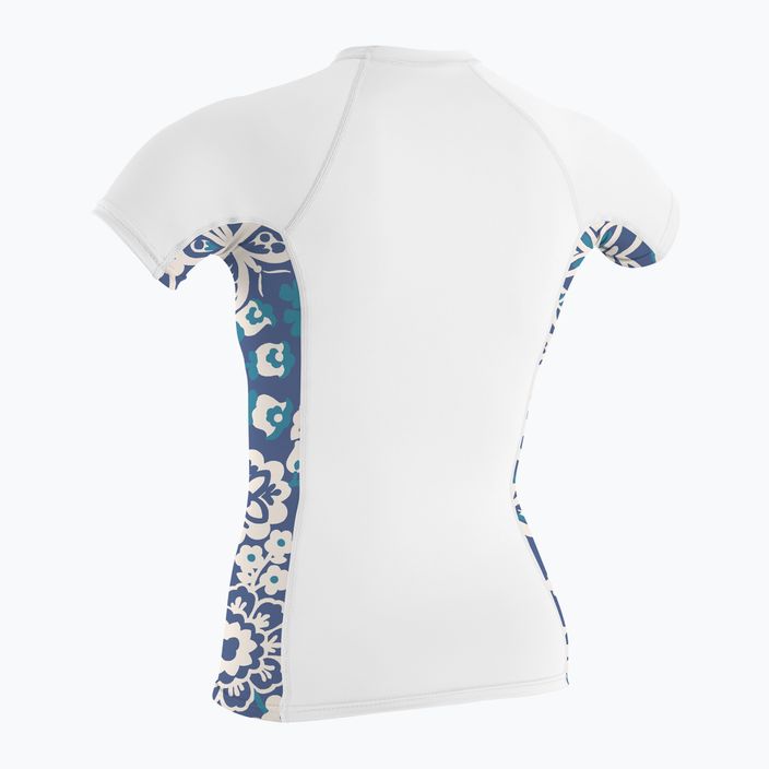 Koszulka do pływania damska O'Neill Side Print Rash Guard hx2 white/christina floral 2