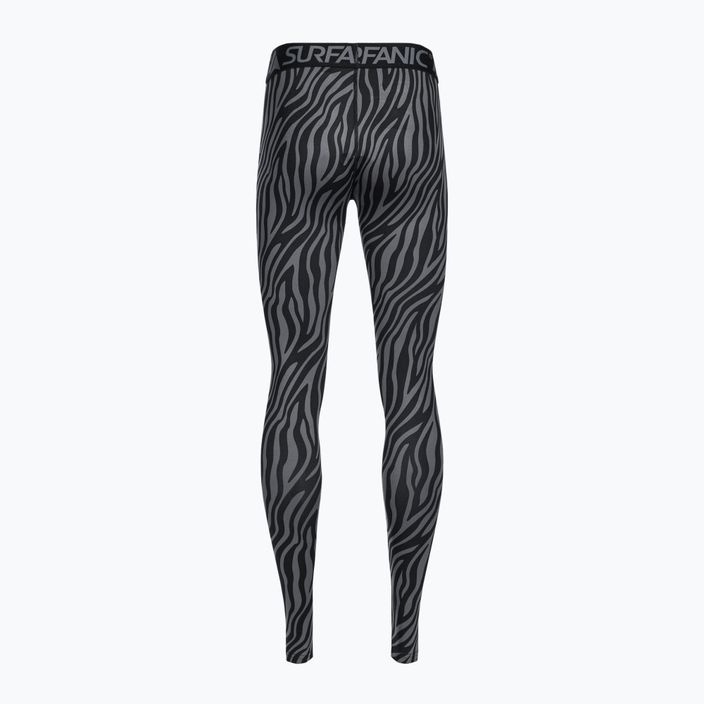 Spodnie termoaktywne damskie Surfanic Cozy Limited Edition Long John black zebra 6