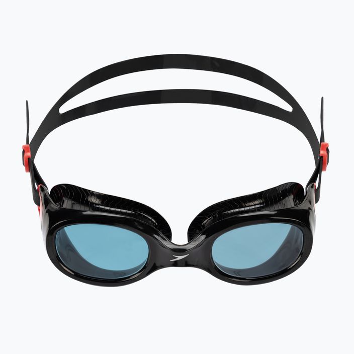 Okulary do pływania Speedo Futura Classic black/lava red/smoke 2